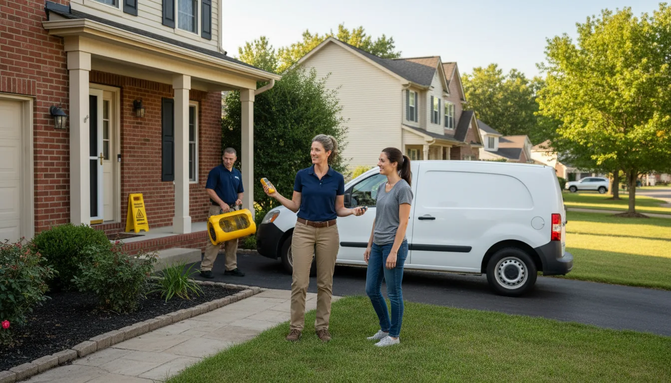 Water restoration image for Water Damage & Restoration Services in Crosbyton, TX